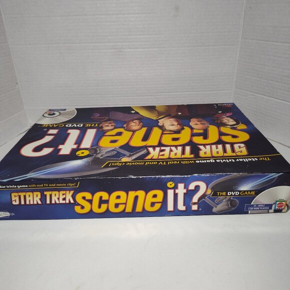 Star Trek Scene It The DVD Game Mattel Trivia Board Game 2008 All Series- Unused - Picture 4 of 8